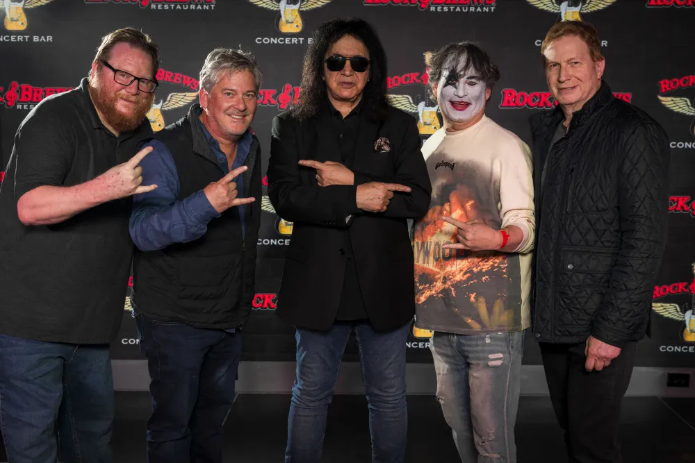 Group photo at a Rock & Brews event